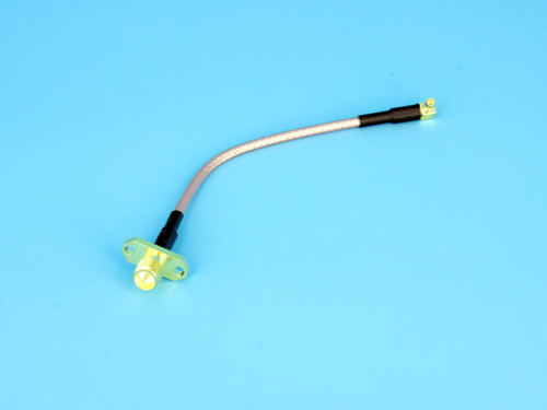 Переходник с углового MMCX на RP-SMA длина 110 мм