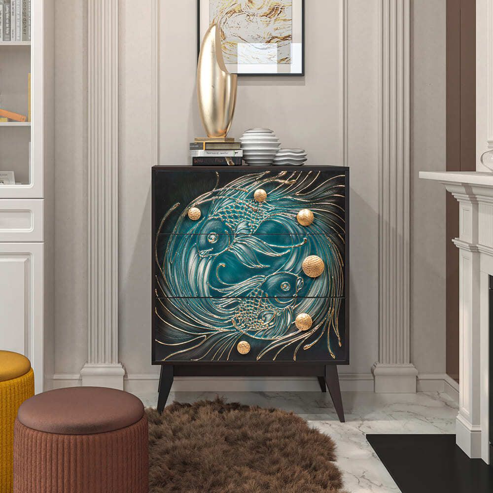 Ручка мебельная Лагуна 70 Амбер