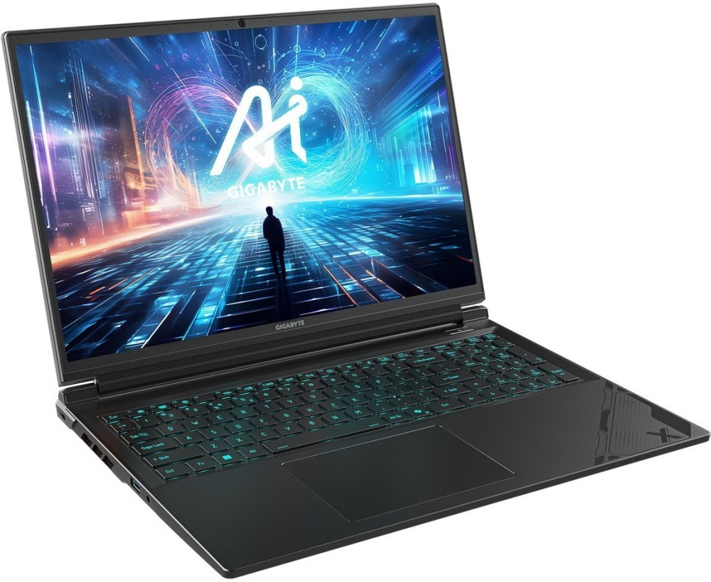 Ноутбук  GIGABYTE G6X 9MG 16 ", Core i7, 16 Гб RAM, 512 Гб SSD, GeForce RTX 4050, Серый