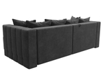 Диван угловой Лига-052 НПБ угол универсальный, BRUT 16 ВЕЛЮР темно-серый