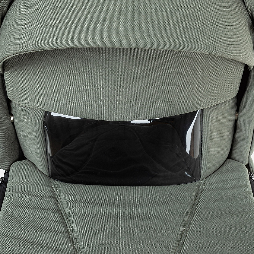 Детская коляска Roan Bass Next 2.0 3 в 1 с автокреслом Pituso Santiso Pro Black BSN/43/2 Sage Green/Black/руч.Black