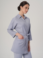 Блуза медицинская женская | Бл-367 3/4 статус премиум