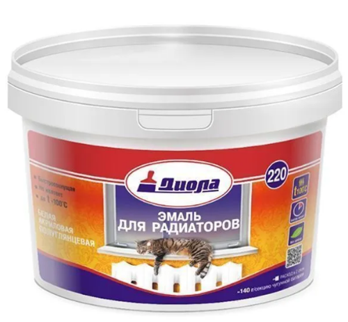 Эмаль для радиаторов Д-220 0,6кг