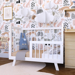 Кроватка детская Lillaland Lilla Aria белый