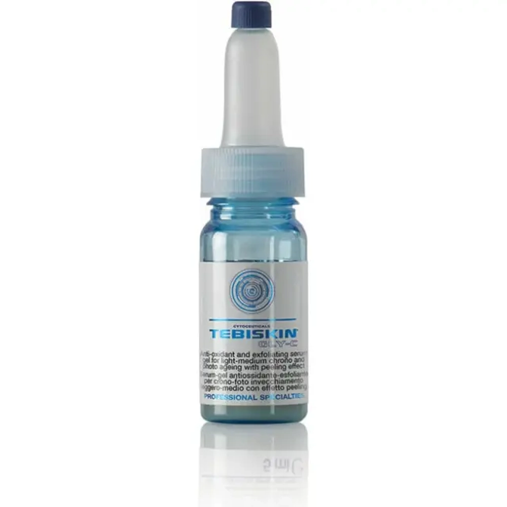 Отшелушивающий гель с гликолевой кислотой и витамином С Тебискин