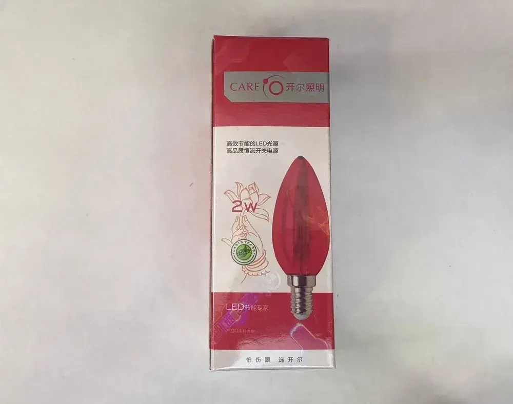 Светодиодная (красная) лампа E14 2W