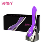 Фиолетовый вибромассажер Alisa с подогревом - 22 см. (Цвет: фиолетовый)