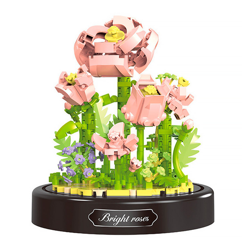 Конструктор Букет из роз в колбе