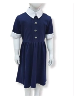 Школьное платье для худенькой девочки.