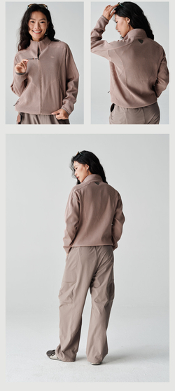 Свитшот Nothomme BlueMonte Waffle розовый