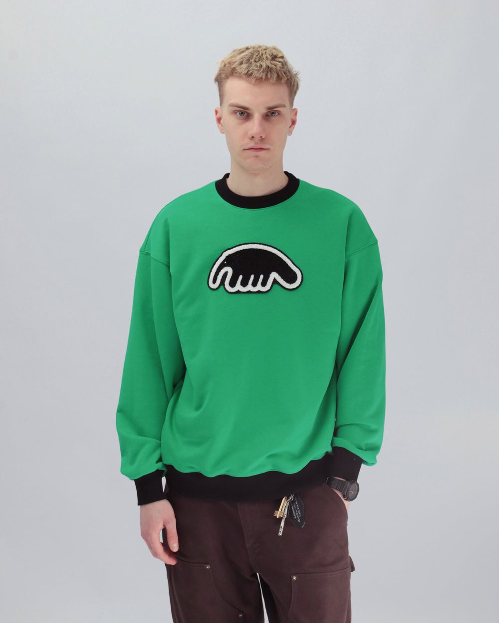 Толстовка Anteater Crewneck Biglogo Green