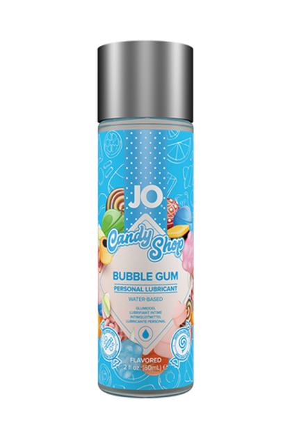 JO H2O Candy Shop Bubble Gum - Оральный лубрикант со вкусом Бабл Гам, 60 мл