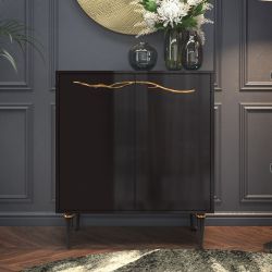 Комод Арт Колор Классик Голд с 2 полками Терпкий коричневый