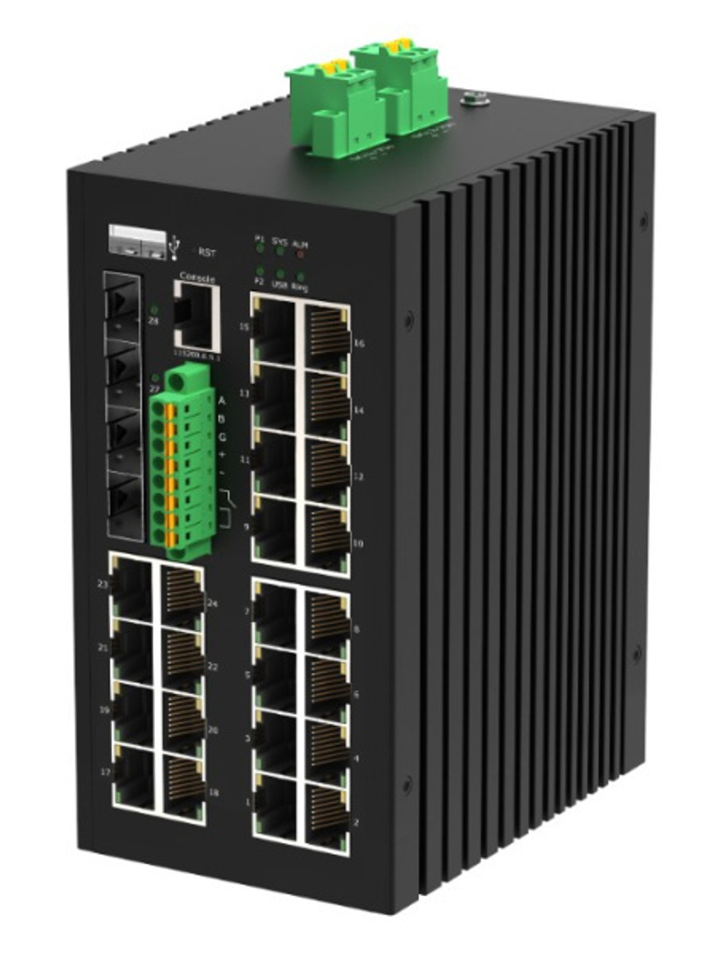 Коммутатор управляемый GIGALINK GL-SW-G207-24P4ST-I