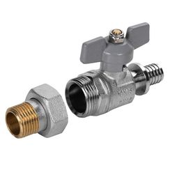 Кран шаровый с аксиальным соединением НГ 16×1/2