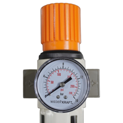 WDK-7740FA Фильтр-масловлагоотделитель 1/2" 5 мкм, 16 бар, с регулятором давления и автоматическим сбросом