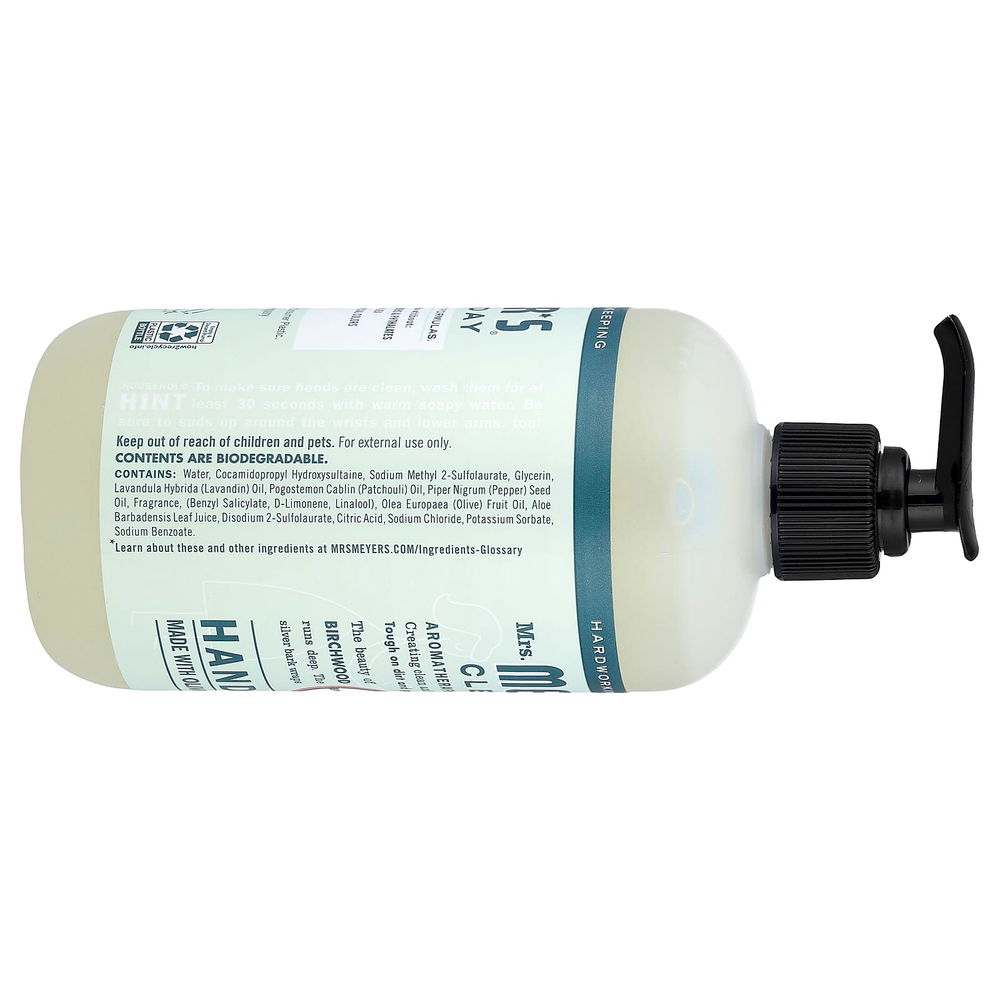 Mrs. Meyers Clean Day, Мыло для рук, березовое, 370 мл (12,5 жидк. Унции)
