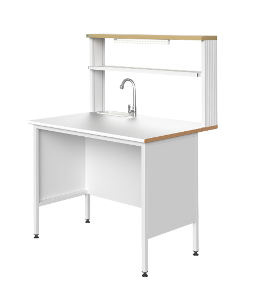 Стол пристенный химический с рабочей поверхностью из ламината