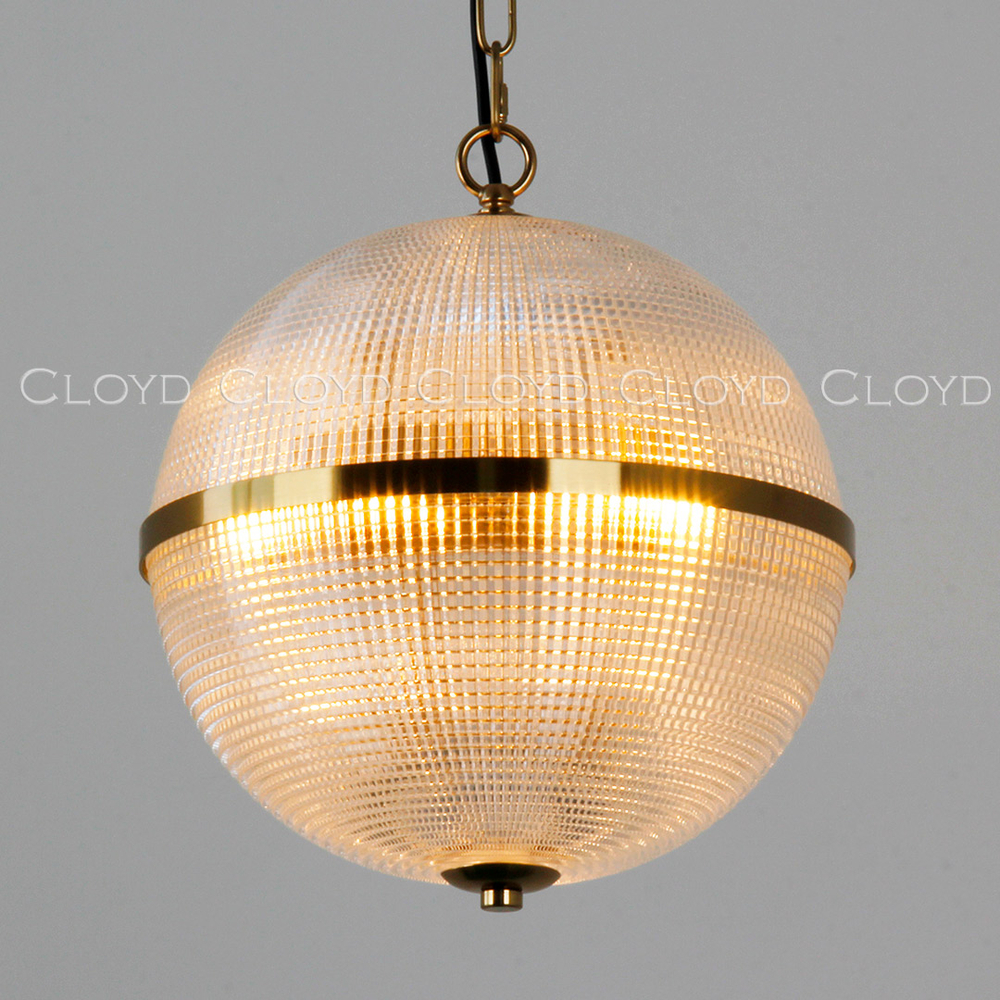 Подвесной светильник Cloyd BEHAIM P3 / Ø30 см - латунь (арт.11693)