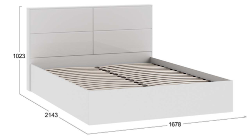 Кровать без ПМ «Тесса» Тип 2 (без подъемного механизма)