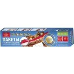 Пакеты-слайдеры для заморозки и хранения продуктов 2л 60мкм 15шт «Country Home»