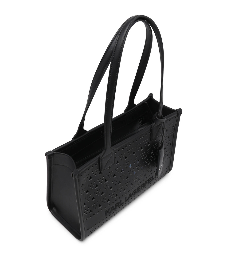 Кожаная сумка-трапеция Karl Lagerfeld - черный(241W3049)