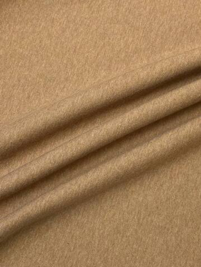 Трикотаж хлопковый с кашемиром кэмел