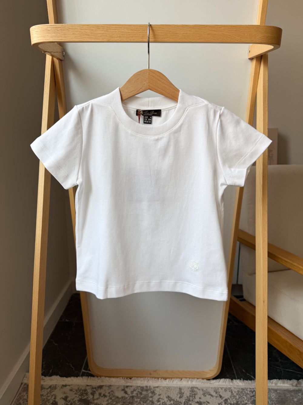 Новая хлопковая футболка Loro, 104