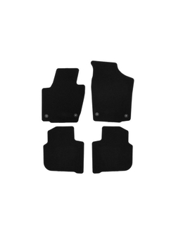 Коврики в салон для SKODA Rapid 2012-2017, 2017-2020, седан, 4 шт.(текстиль) KVR01451701200K