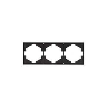 Рамка STRONG 3-постовая антрацит KRANZ