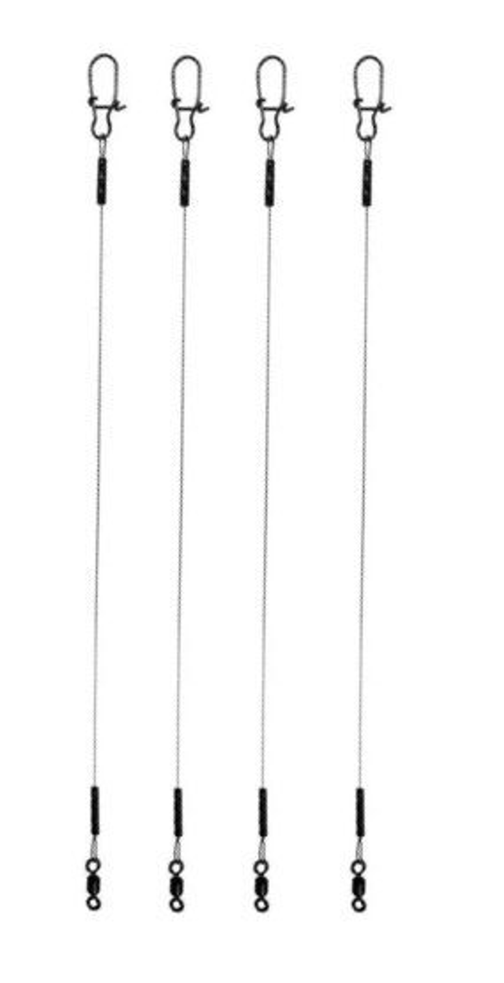 Поводок рыбалки 7 нитей 7,0кг 0,25мм/28см (в уп 2шт )