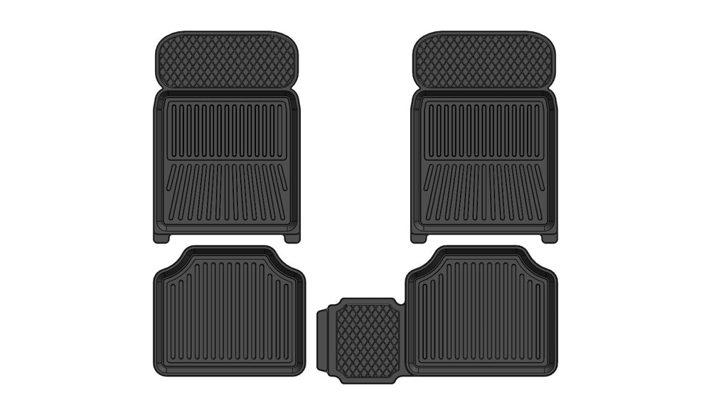 Коврики резиновые в салон 3D STANDART для Lada 2104-05,07 (1982-2012) SRTK.LD.07.01005