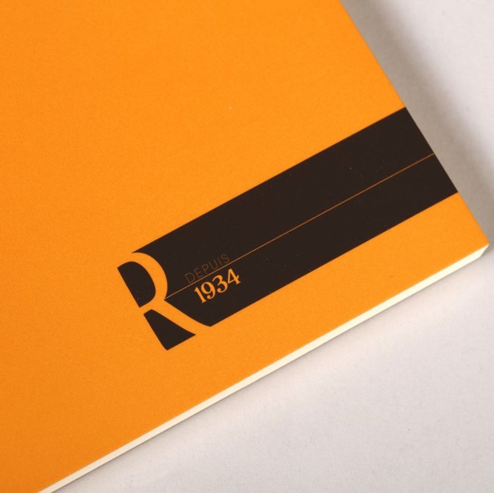 Блокнот Rhodia Basics №18 нелинованный 90 гр оранжевый (182007C) 6