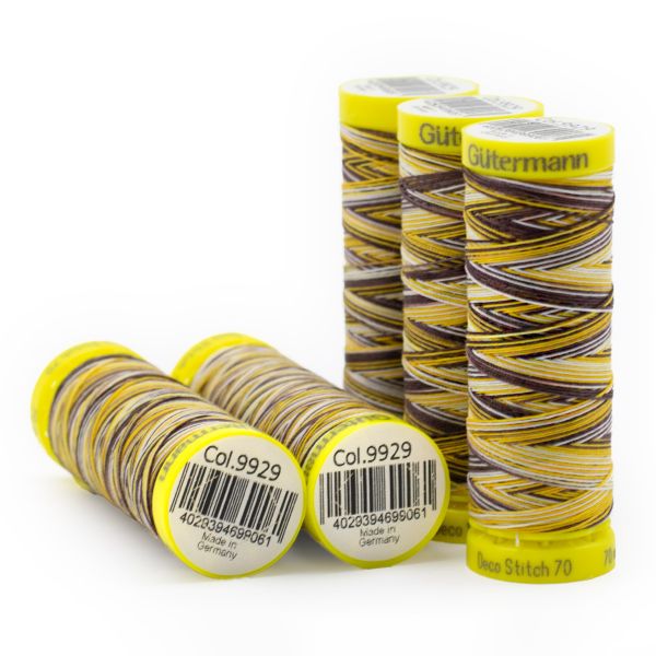 Нитки отделочные Gutermann Deco Stitch multicolor 70 (70 метров), 5 кат. | 9929