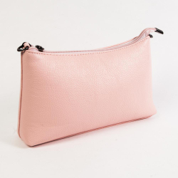 Маленький стильный женский повседневный клатч сумочка розового цвета из экокожи Dublecity DC803-3 Rose