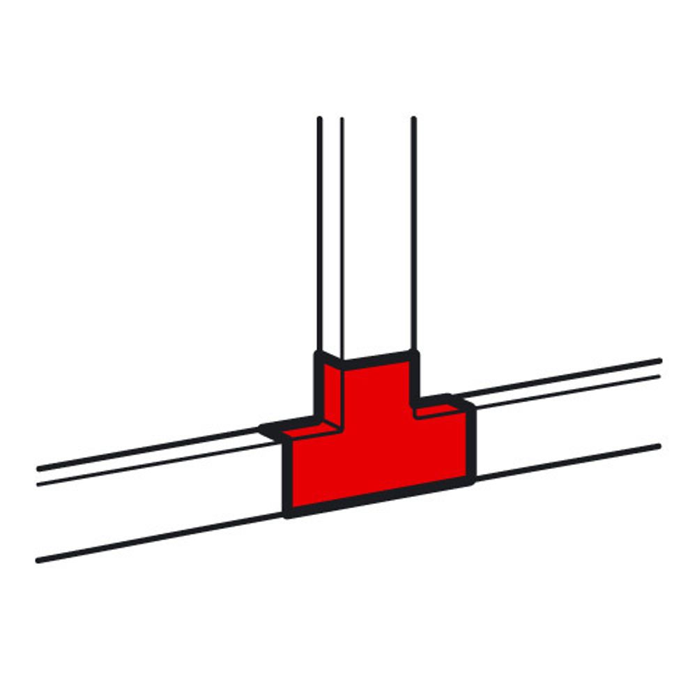 T-образный отвод - для мини-каналов Metra - 16x16
