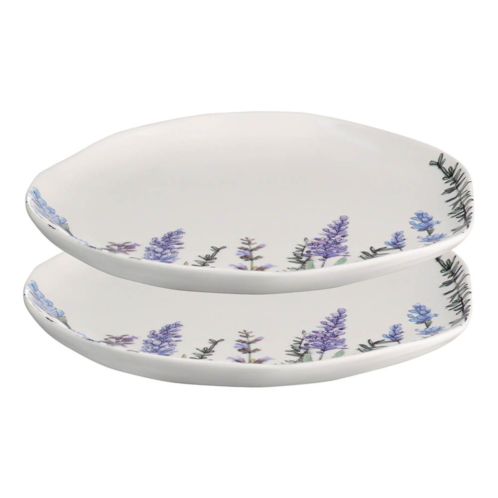 Набор тарелок floral, D19 см, 2 шт.