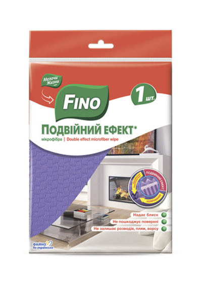 Салфетка микрофибра Fino Двойной эффект (1 шт)