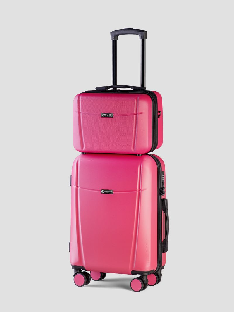 Дорожный кейс Bonle Розовый