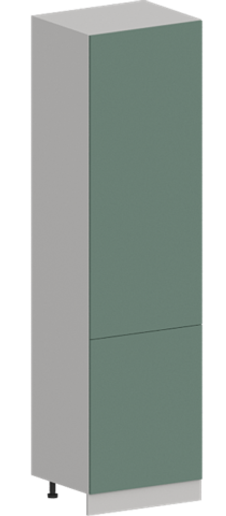 Кухня Модуль ШПХВ 600 Графит / Матовая мята