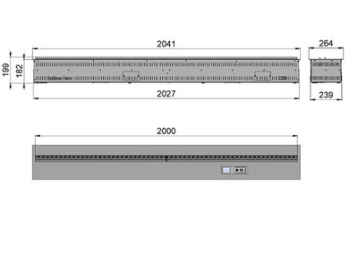 Электрический очаг 3D FireLine 2000