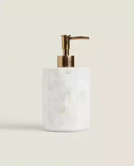 ZARA HOME ДОЗАТОР ДЛЯ МЫЛА С ЭФФЕКТОМ ПЕРЛАМУТРА