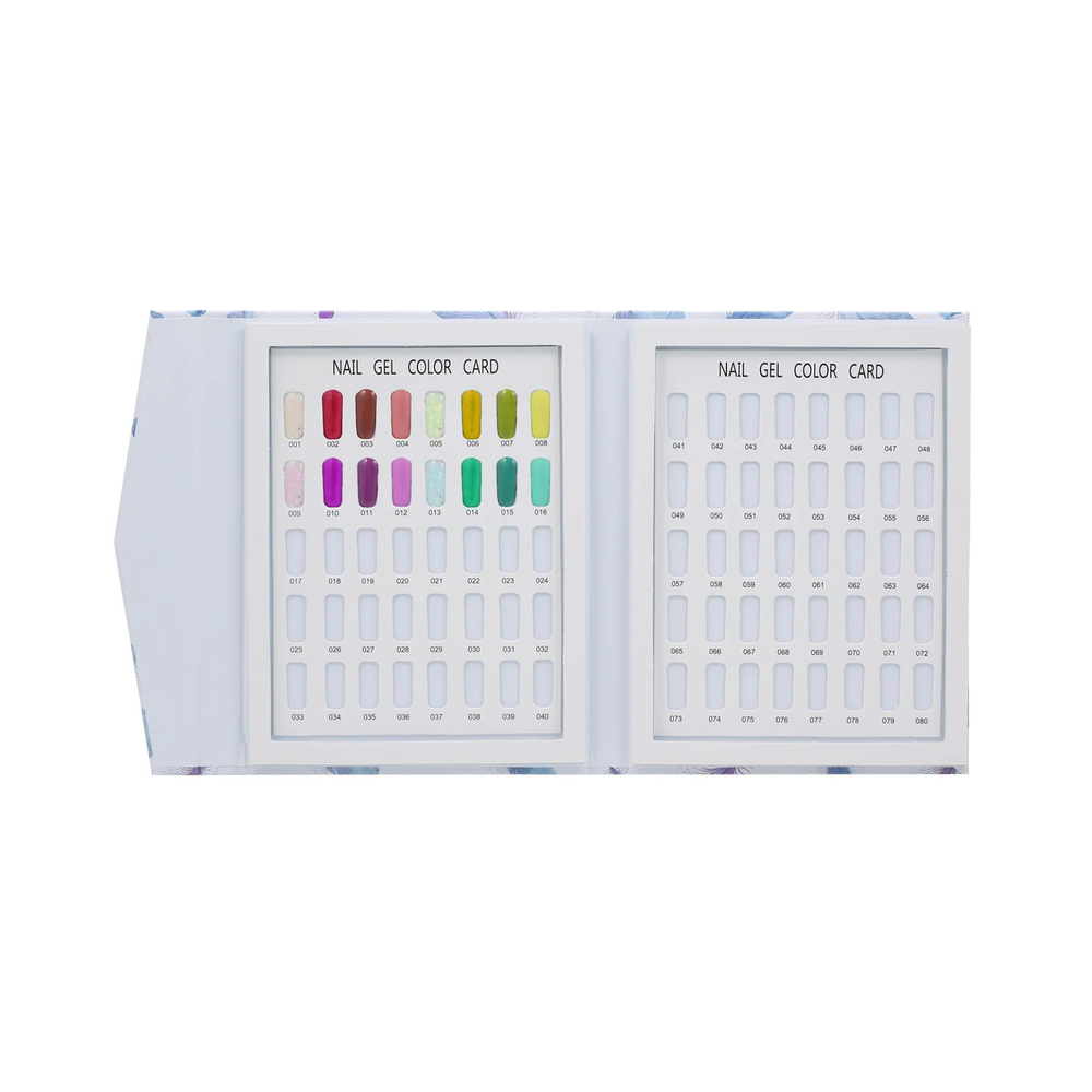 Книга палитра для выкрасок Перья, 80 типс