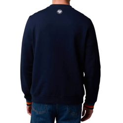 Мужская теннисная кофта Roland Garros Color Lines - navy blue