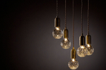 Pendant design lamp Crystal Bulb by Lee Broom (5 suspension)