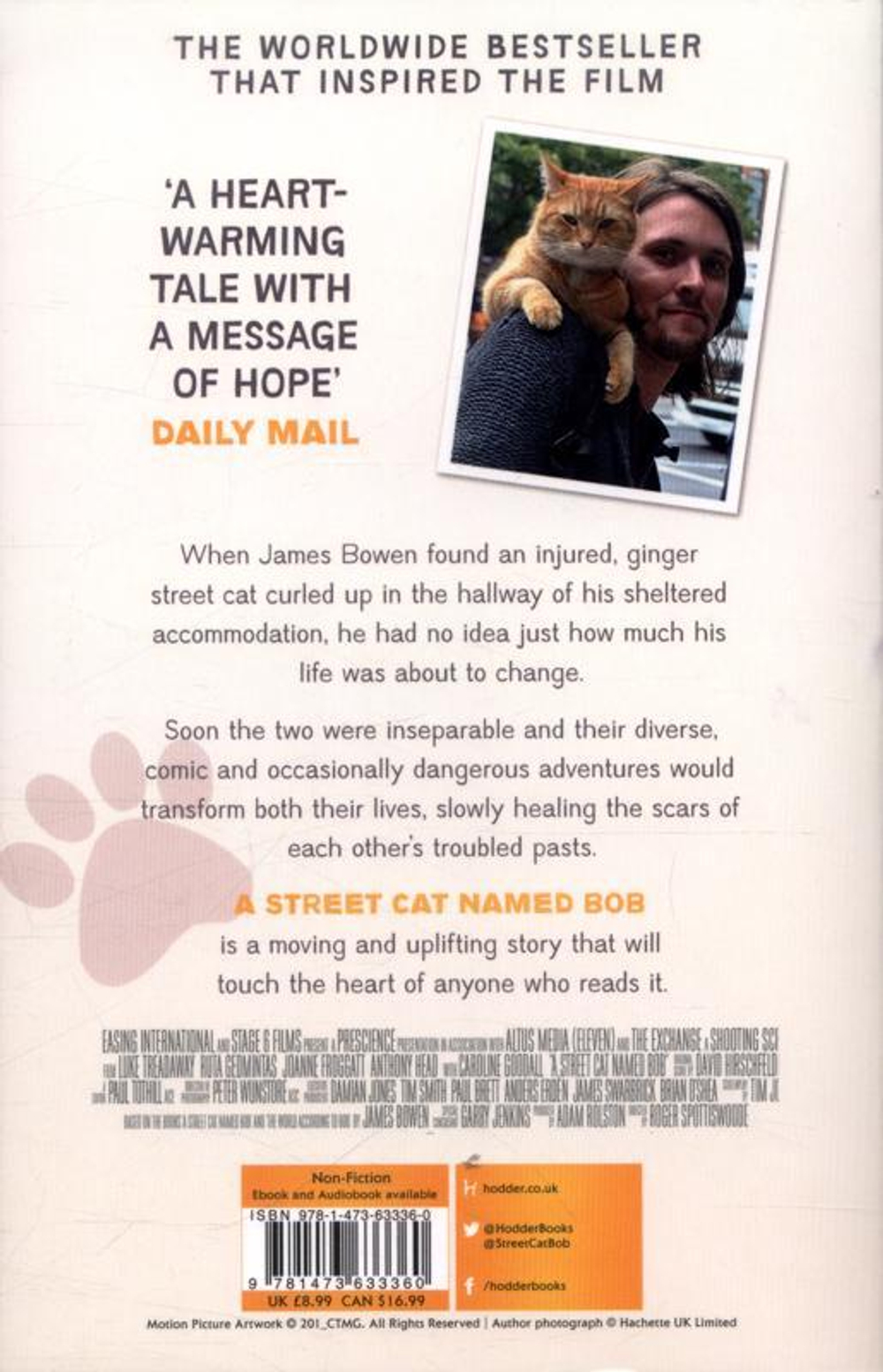 Street Cat Named Bob, a  (film tie-in)