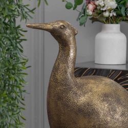 Скульптура Цапля Бронза