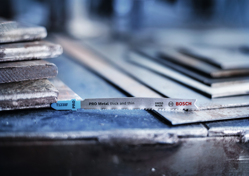 Пилка для лобзика по металлу 100 мм, T123XF BOSCH 2608638473