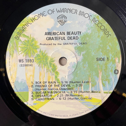 Винтажная виниловая пластинка LP The Grateful Dead American Beauty (USA 1976)