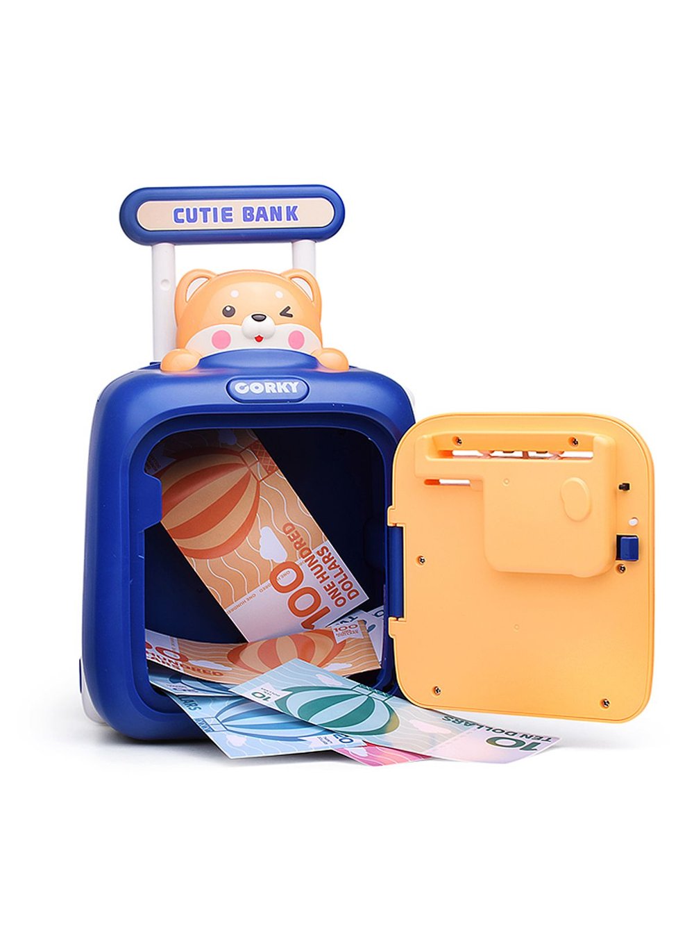 Игрушка Копилка Чемодан с рисунком мишка (33825)